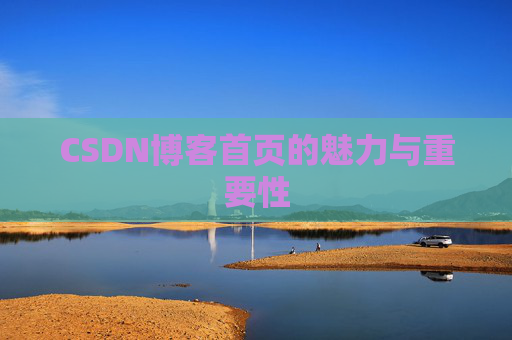 CSDN博客首页的魅力与重要性